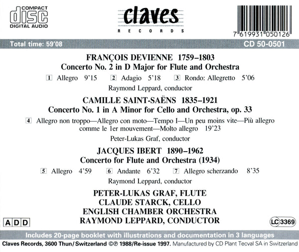 (1997) French Concertos / CD 0501 - Claves Records