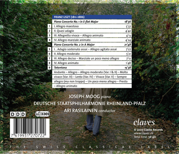 (2007) Franz Liszt: The Two Piano Concertos - Totentanz / CD 2707 - Claves Records